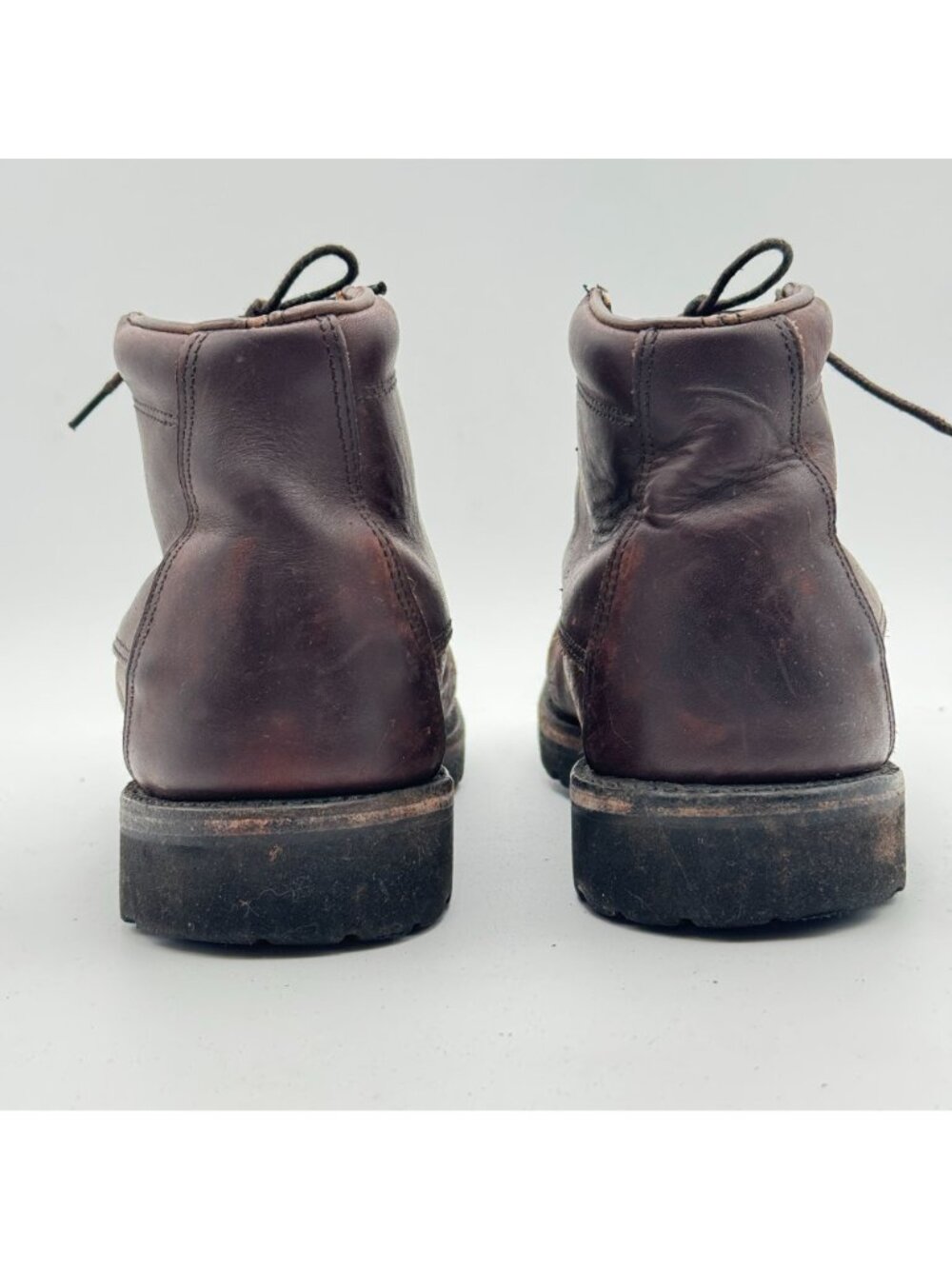 Vintage Filson Brown Leather Boots Mens 10 EE Field Chukka Smooth Toe Gumlite - Picture 6 of 12